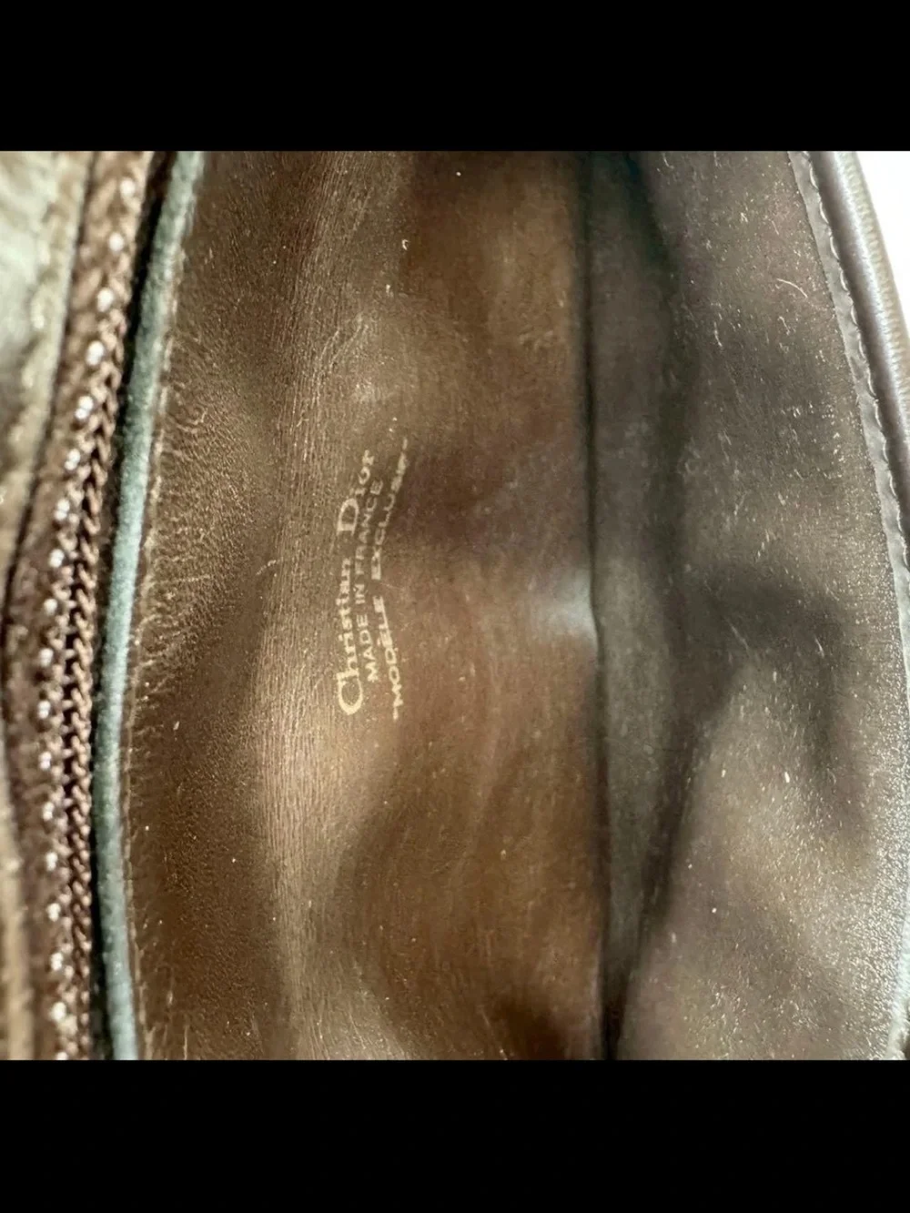 Dior Brown Monogram Jacquard wallet with Gold Accent